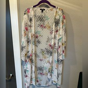 Torrid size 1/2 floral cover up